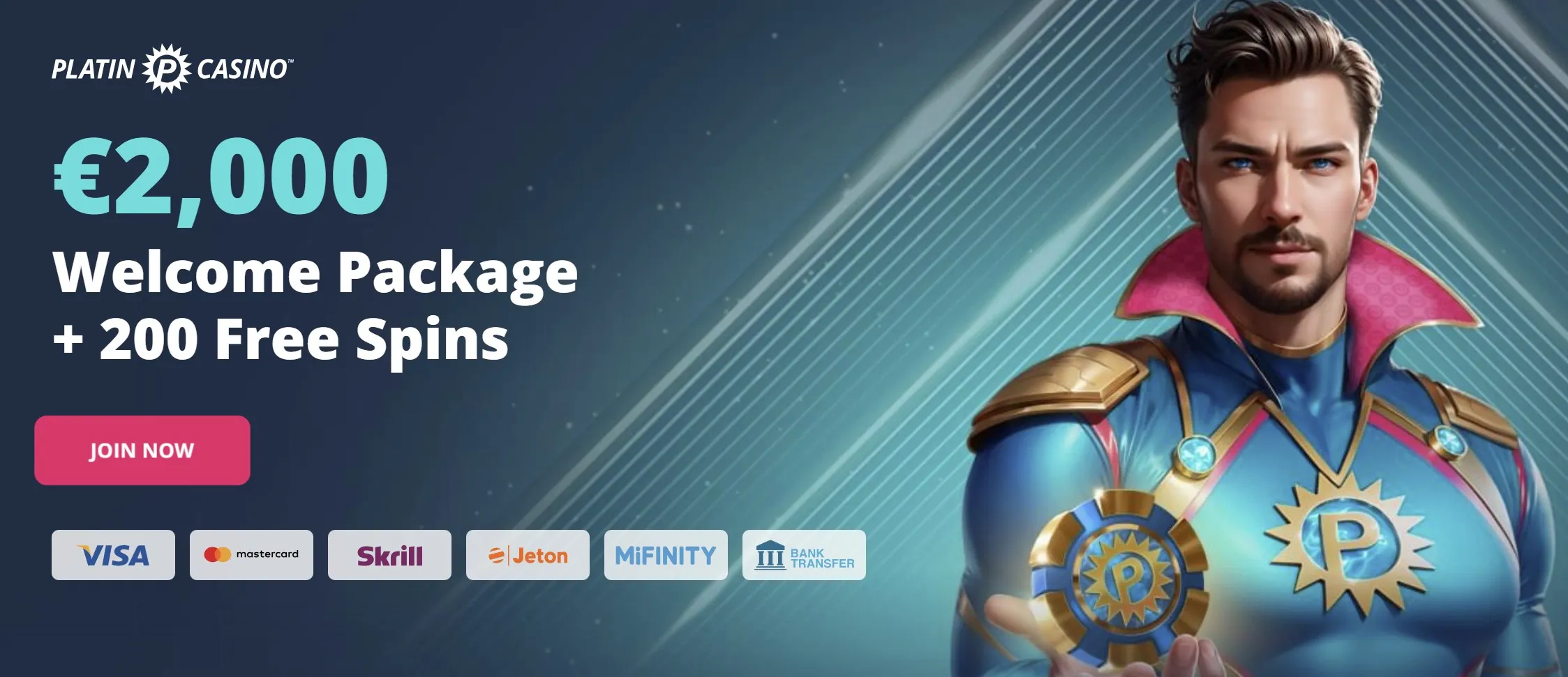 Sports and casino promotions at Platincasino