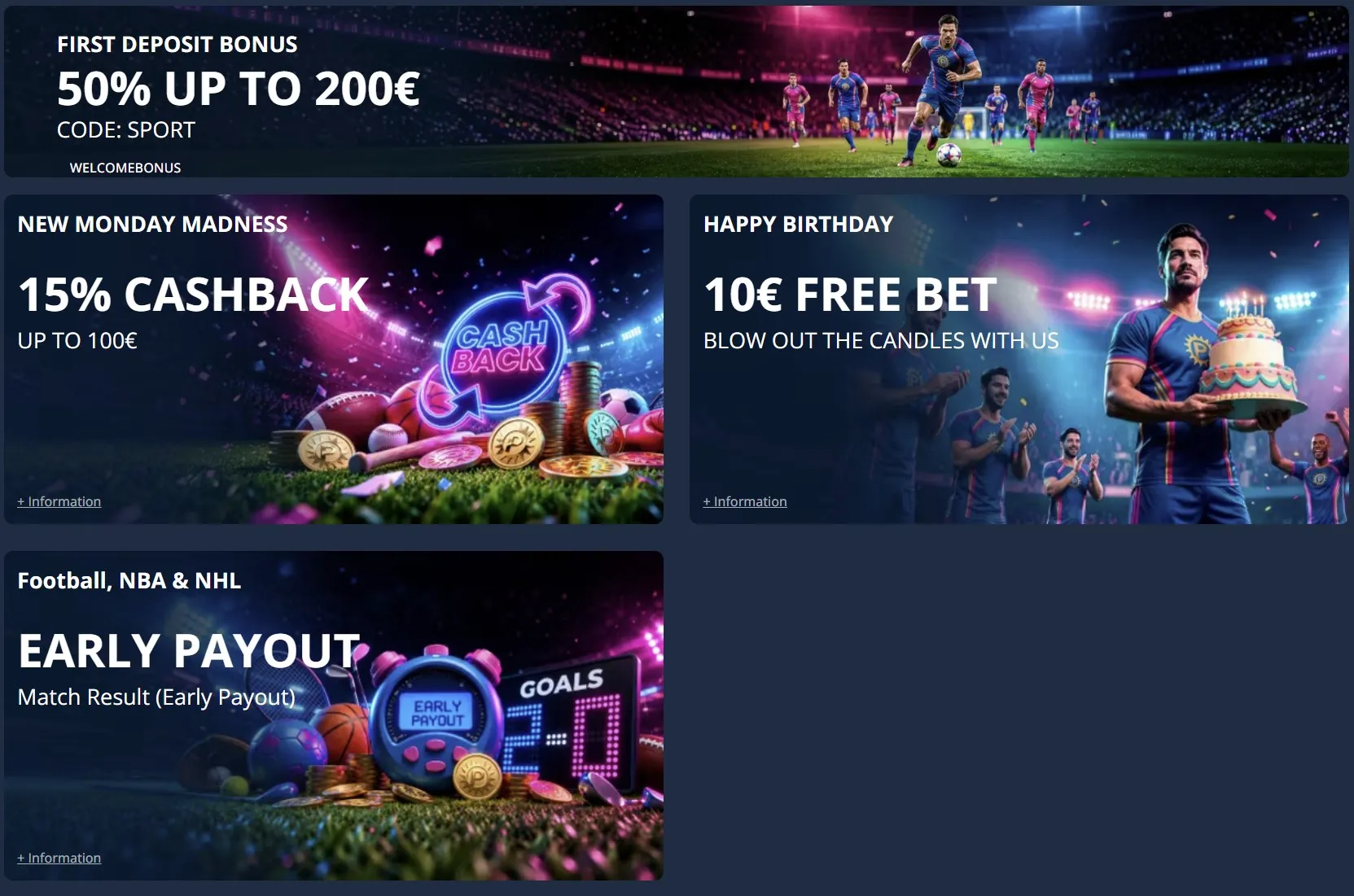 Sports welcome Free Bet